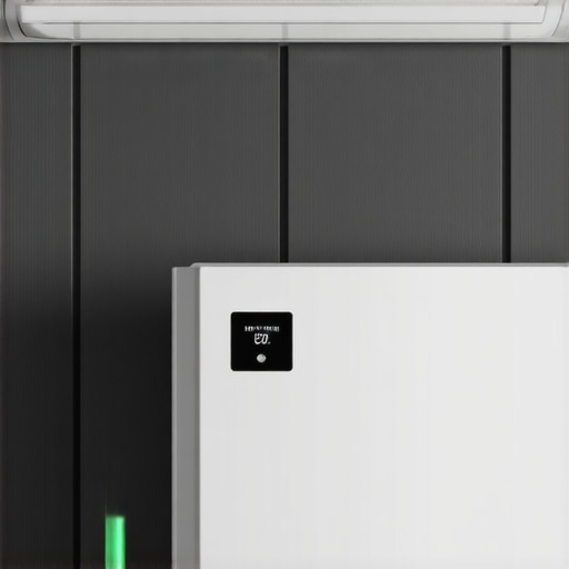 High-tech smart air conditioner with AI, IoT connectivity, and air purification features